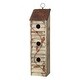 preview thumbnail 29 of 29, Glitzhome Hanging Distressed Solid Wood Birdhouse