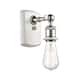 Option White and Polished Chrome