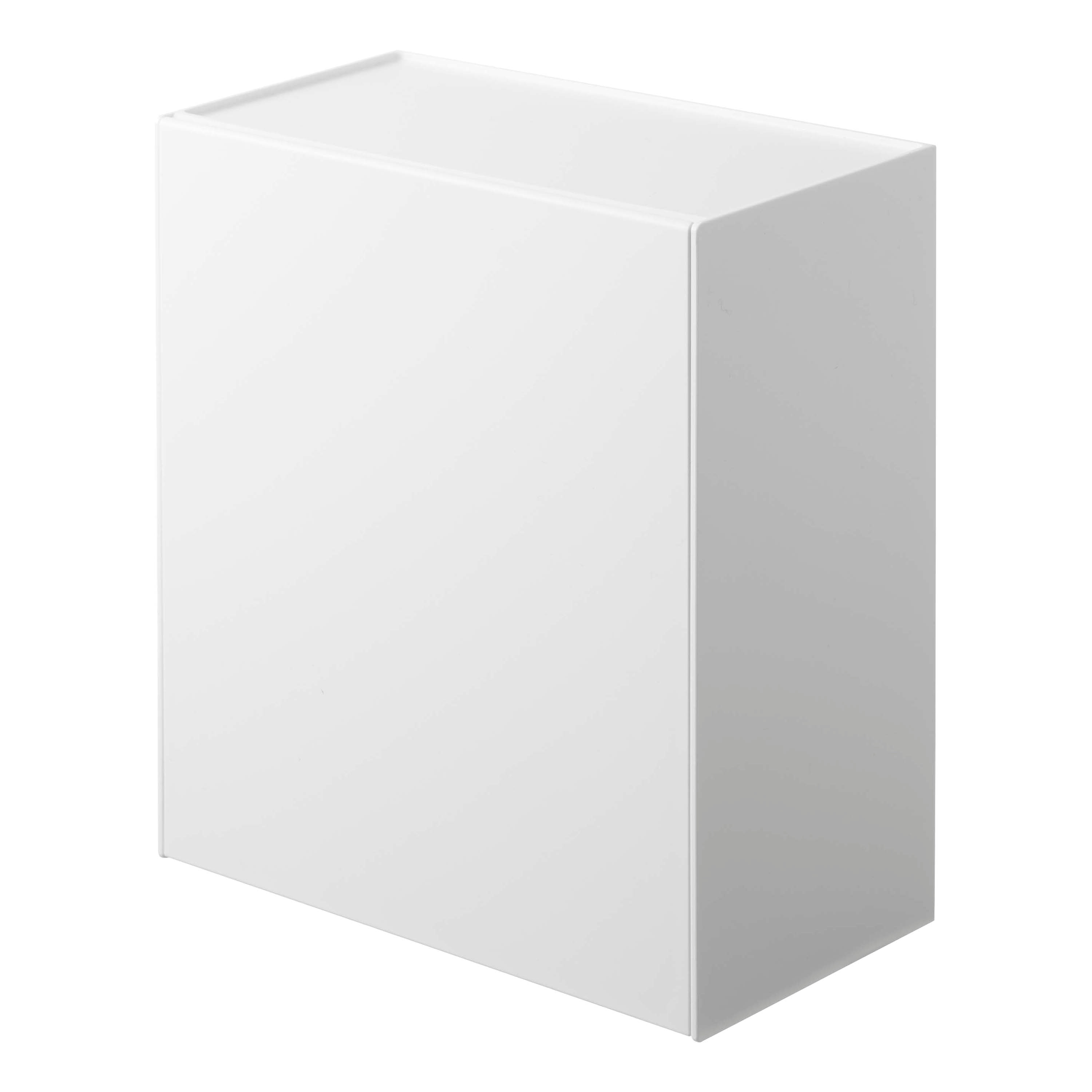 Yamazaki Home Wall-Mounted Storage or Trash Bin, ABS Plastic, 4L, Holds 5.5 lbs