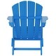 preview thumbnail 84 of 129, POLYTRENDS Laguna All Weather Poly Outdoor Adirondack Chair - Foldable (Set of 2)