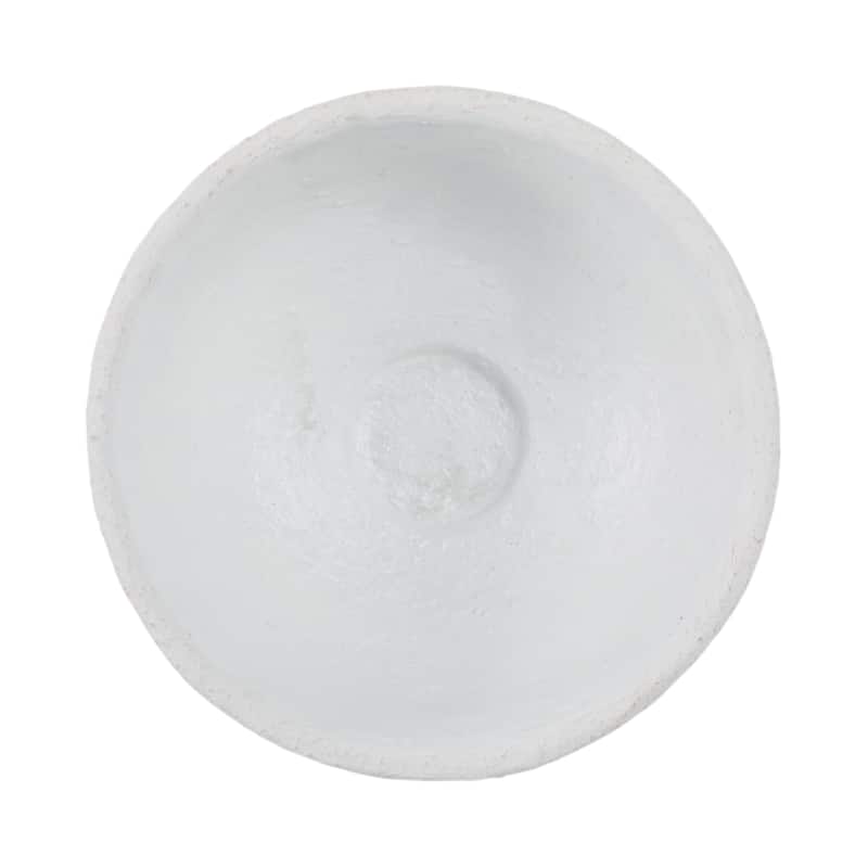 Handcrafted Pottery Bowl Textured Rim Detailing and Sculpted Form - 12" x 12" x 6"