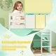 preview thumbnail 18 of 16, Costway Twin Loft Bed with Tower & Tent 3 Storage Pockets Safety