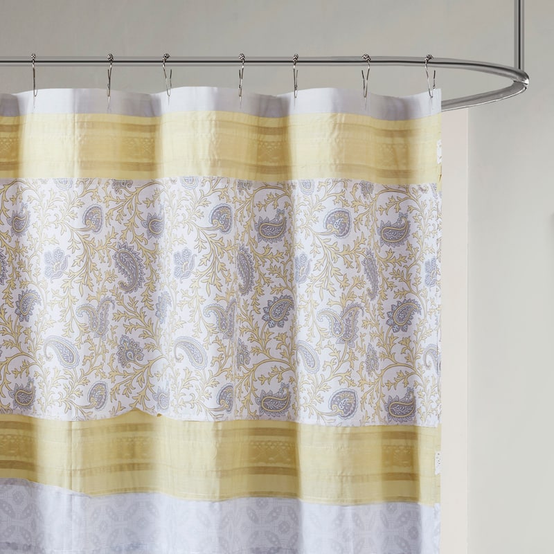 Madison Park Dawn Cotton Shower Curtain