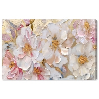Fleur Essence Canvas Glam Floral Art by Art Remedy - Bed Bath & Beyond ...