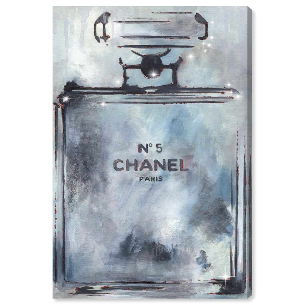 Doll Memories - Grey Perfume Canvas by Art Remedy, Gallery Wrapped