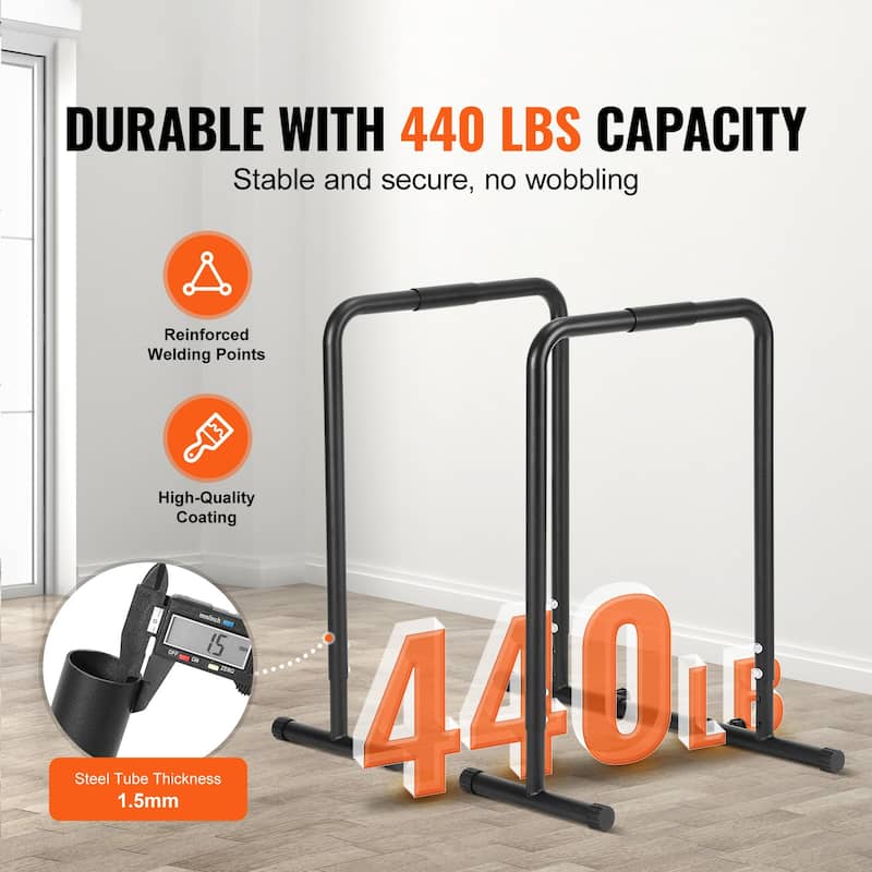 Dip Bar Parallel Bars for Strength Training Home Gym