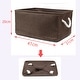 preview thumbnail 10 of 26, Canvas Toy Bins for Laundry Clothes Storage Home Organizer Chocolate Color L