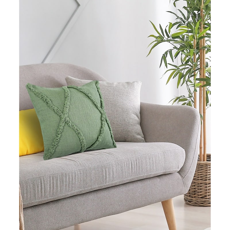 Sevita Flatwoven Cotton Throw Pillow, Set of 2