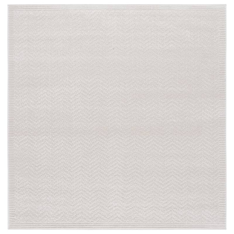 SAFAVIEH Saylor Sietje Modern Contemporary Rug - 6'3" Square - Ivory