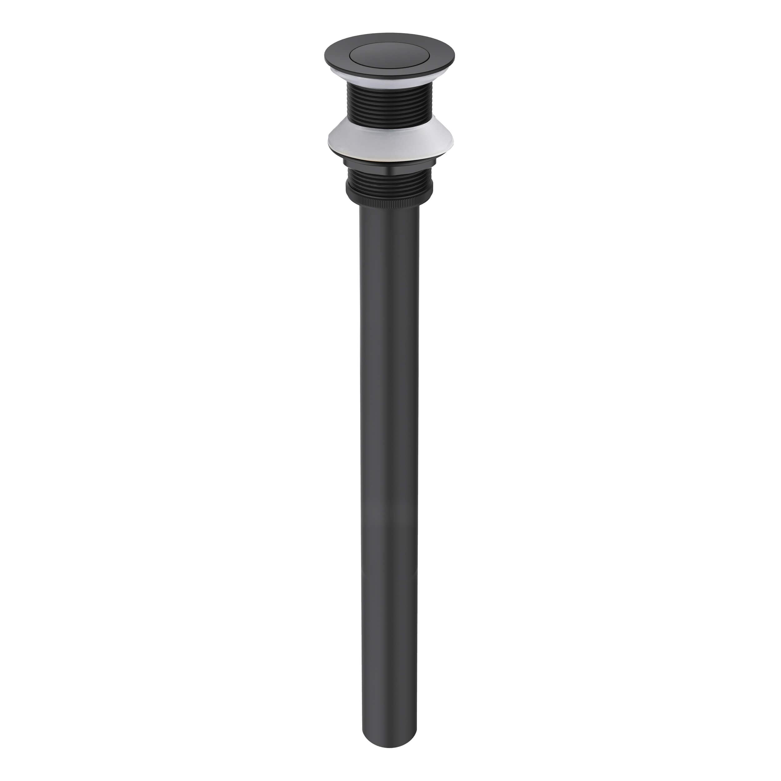 Bathroom Sink Pop Up Drain Stopper with 12" tailpiece, without Overflow