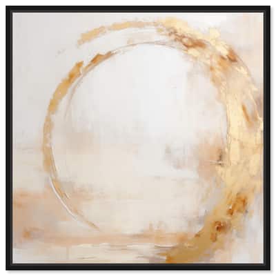 Golden Orb II Canvas by Art Remedy