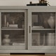 preview thumbnail 10 of 29, Vintage TV Cabinet Buffet Cabinet Entertainment Center Gray Brown