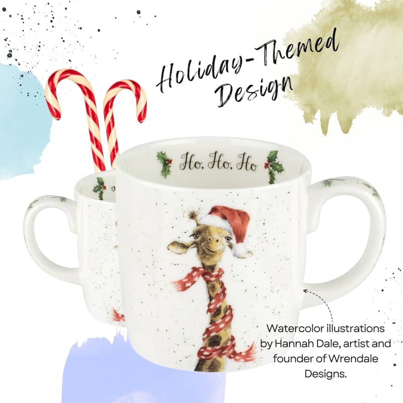 Royal Worcester Holiday Wrendale Designs 14 oz Mug