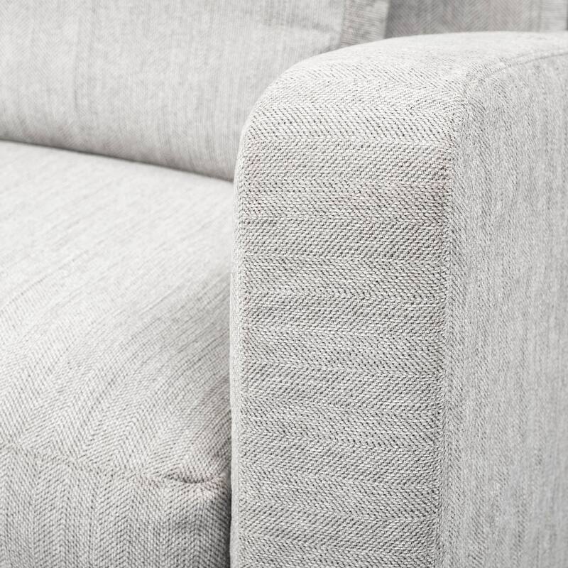 Denly III Beige Slipcover Upholstered Arm Chair