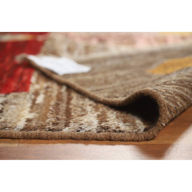 Moroccan Oriental Area Rug Hand-Knotted Wool Carpet - 5'9" x 8'2"