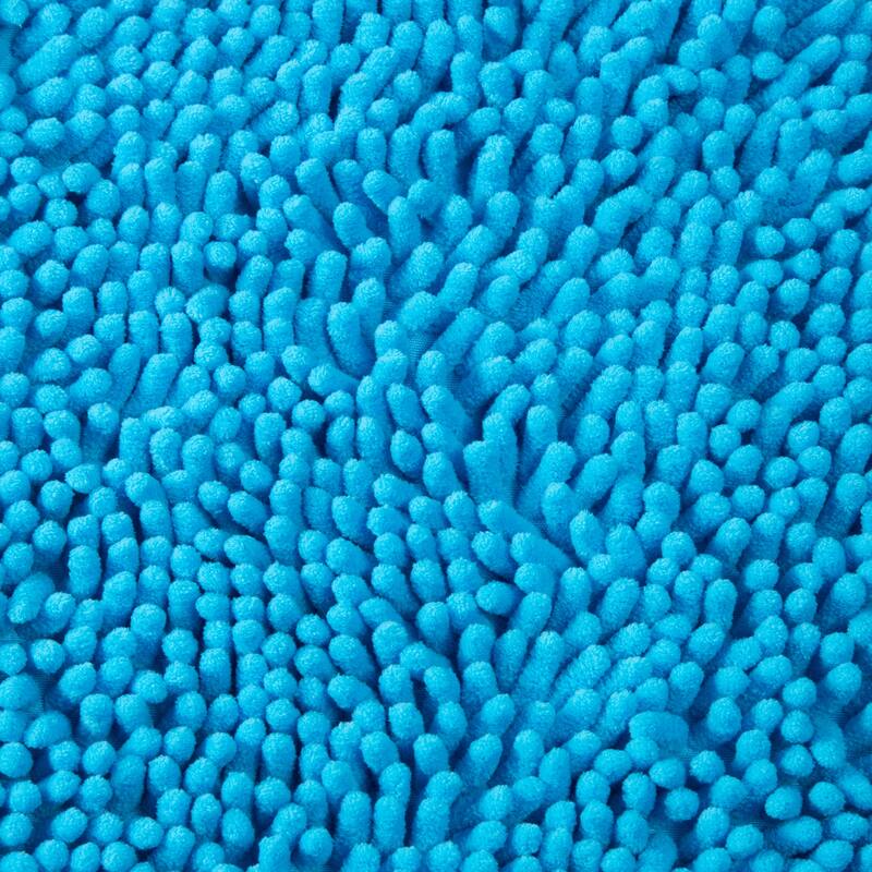 Bathroom Rugs - 2-Piece Memory Foam Bathroom Set with Chenille Shag Top and Non-Slip Base by Windsor Home