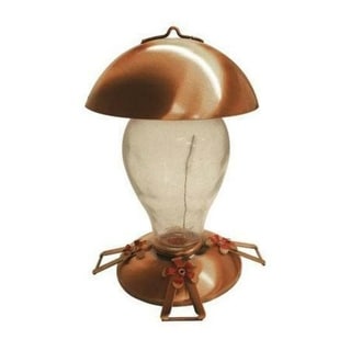 Shop Gardman Ba05765 Copper Glass Hummingbird Feeder Gardman