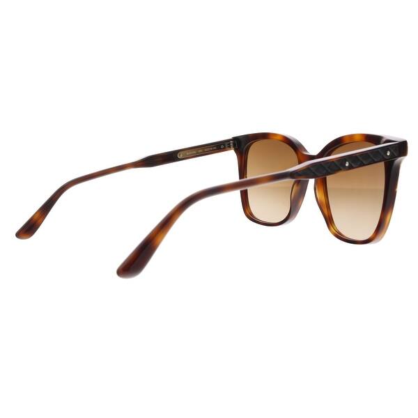 Bottega Veneta BV0118S-002 Brown Rectangle Sunglasses for  display picture 1