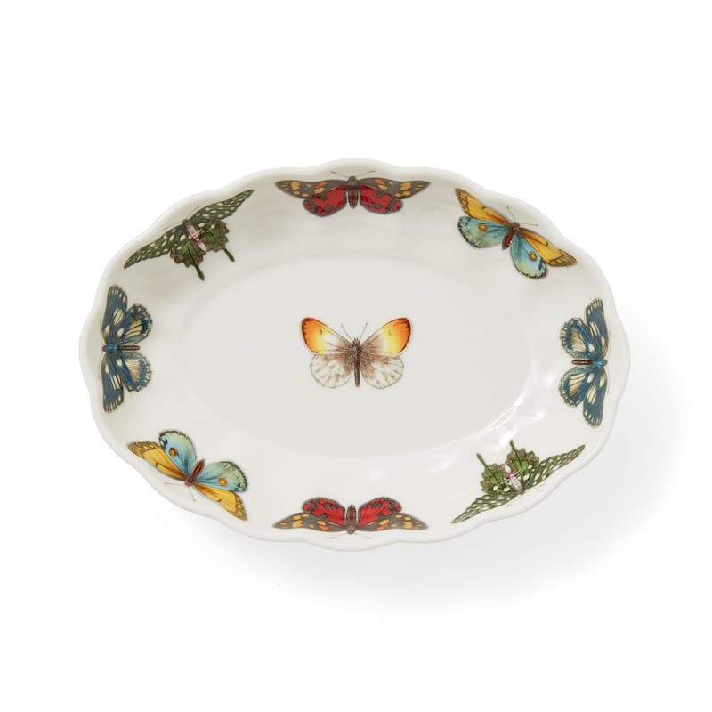 Portmeirion Botanic Garden Harmony Accents Oval Fluted Dish - 6 in - 6 in