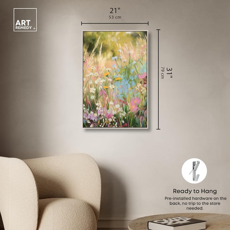Floral Impressionism I Canvas by Art Remedy
