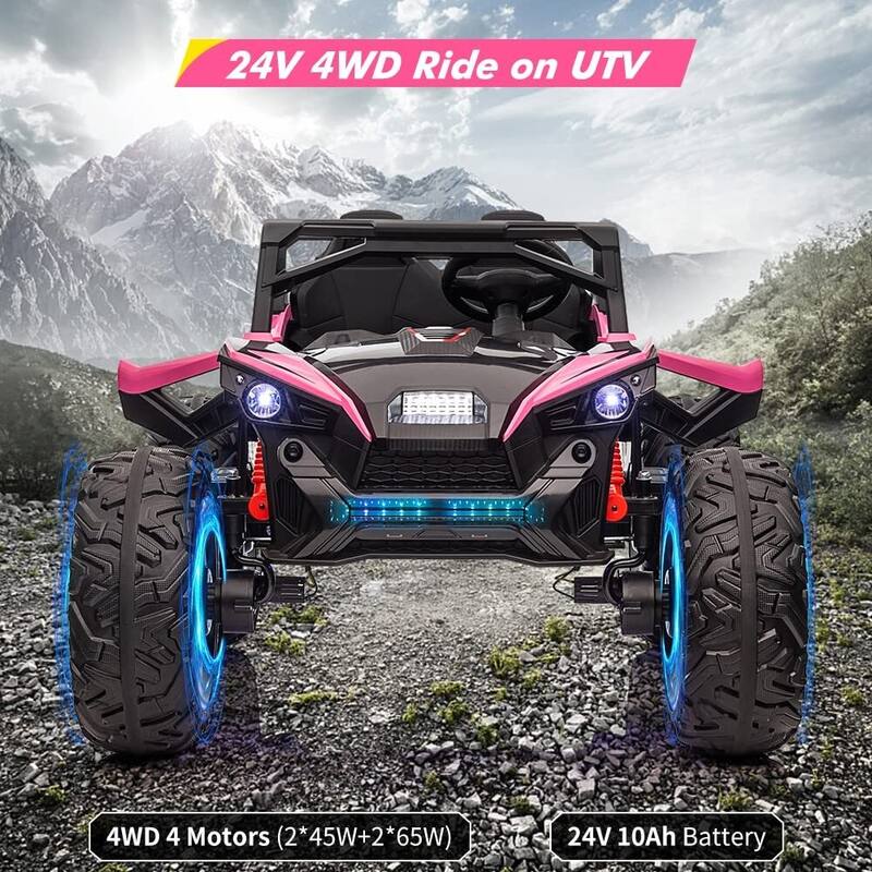 24V 400W Kids UTV Ride on Car 2 Seater UTV
