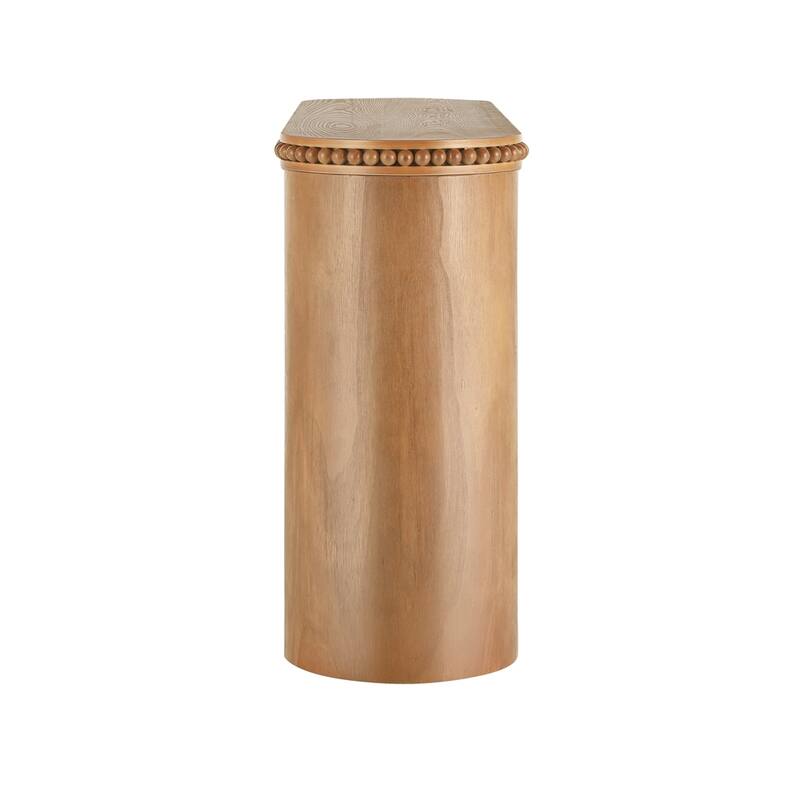 Entryway Accent Table Vintage Console Table with Beaded Trim