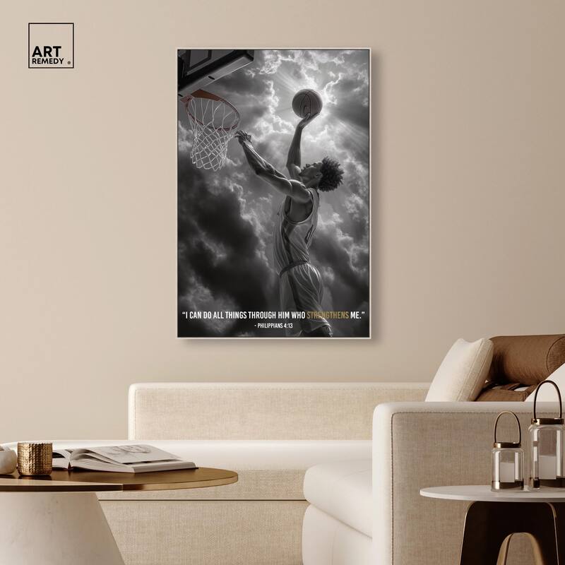 Strengthen Me Canvas by Art Remedy