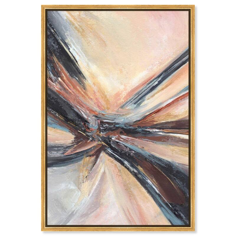 Desert Roads Canvas by Art Remedy - 20" x 30" - Gold