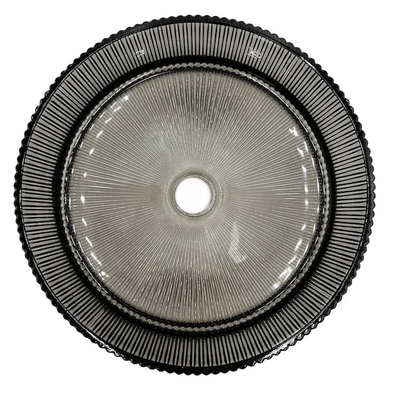 Cowrie Tempered Glass Circular Vessel Bathroom Sink