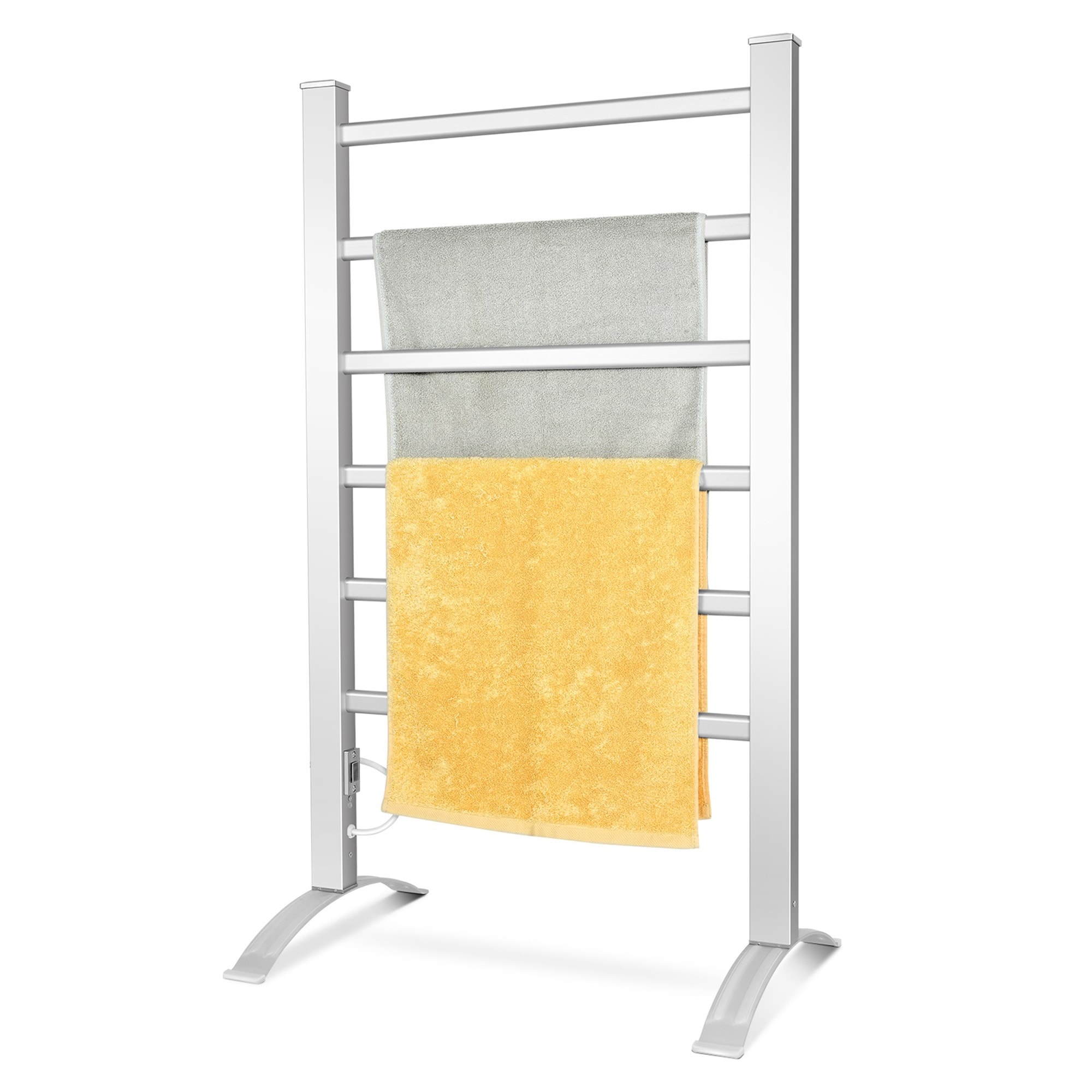 Heated towel sales rack portable