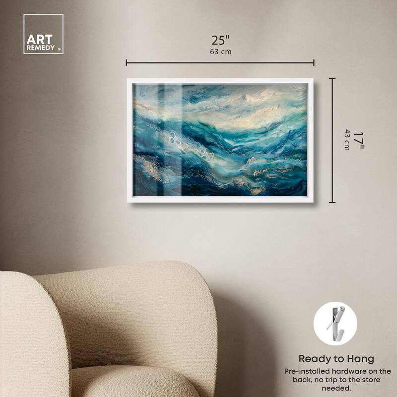 Jeweled Waters Shadowbox by Art Remedy