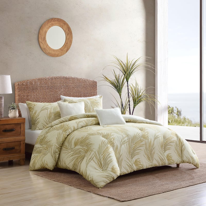 Tommy Bahama Canyon Palms Cotton 5 Piece Comforter Bonus Set