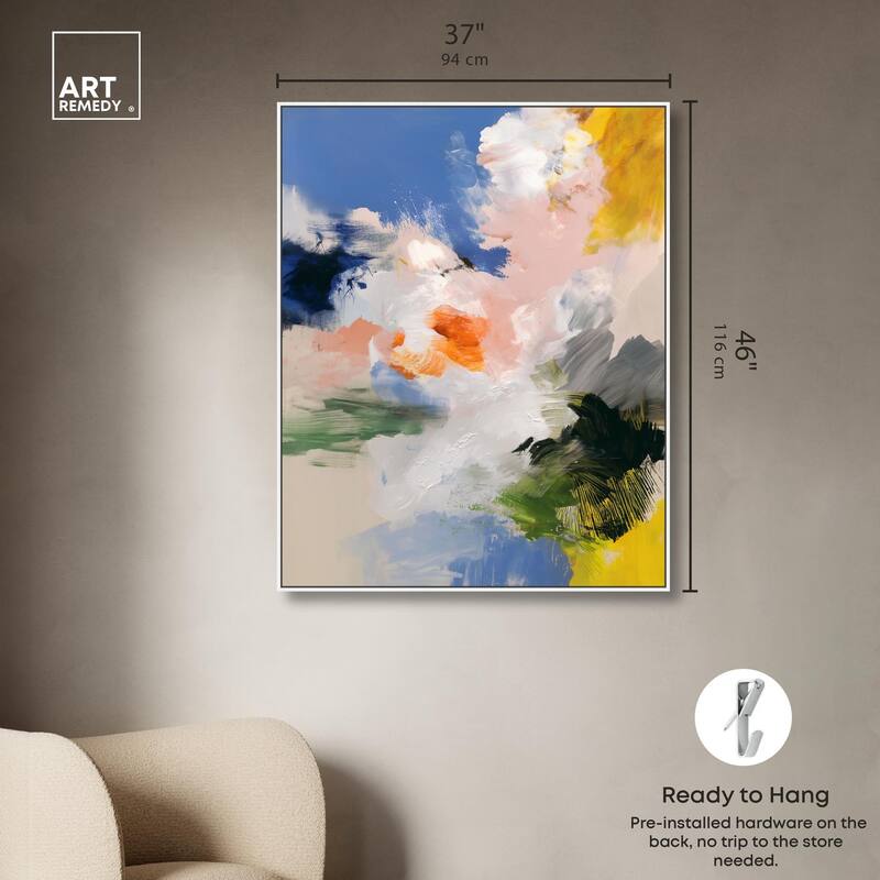 Clouds and Color I Canvas by Art Remedy