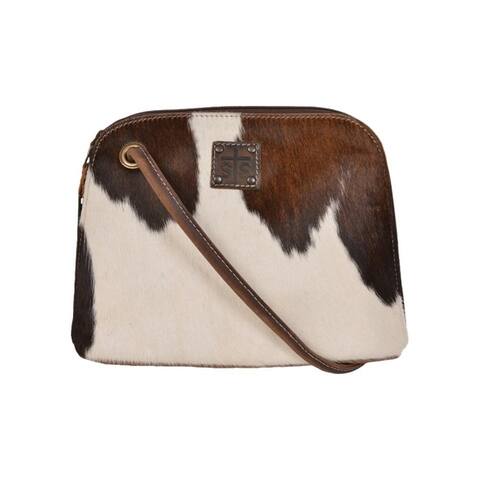 StS Ranchwear Western Handbag Crossbody Cow Baroness Brown - 12 x 8 x 3