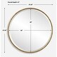 preview thumbnail 5 of 4, Uttermost 09989 Sutton 47-1/4" Diameter Circular Framed Bathroom
