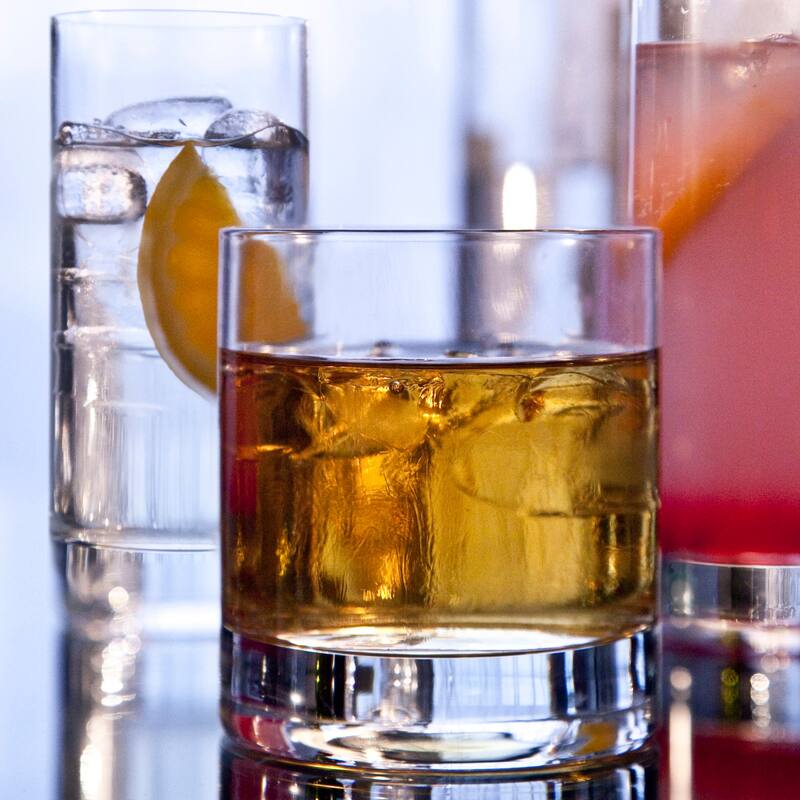 Luigi Bormioli Classico 16.5 oz. Beverage/Hiball Tumbler Glass,Set of 4