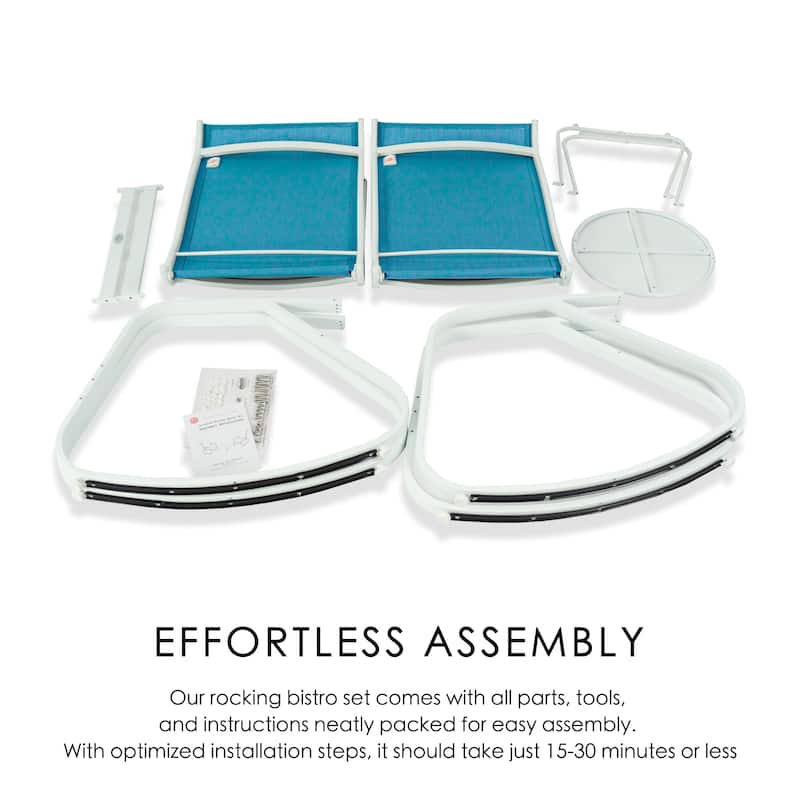 Kozyard Outdoor Contemporary Patio Rocking Sling Chair