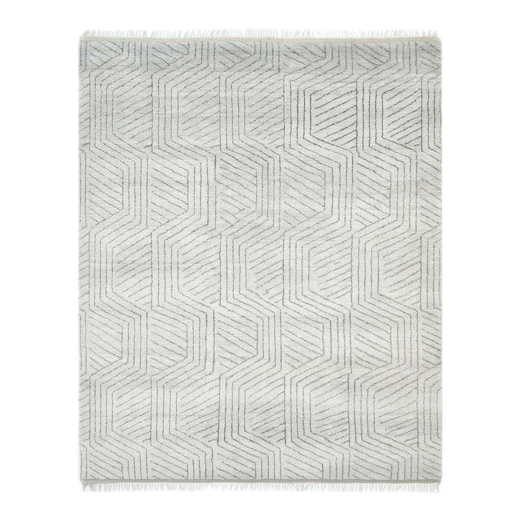 Overton Handmade Boho Geometric Area Rug