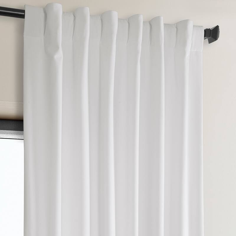 Exclusive Fabrics Heritage Plush Velvet Curtain (1 Panel)