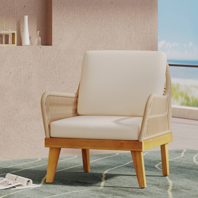 CLUB CHAIR for Outdoor Relaxation and Socializing - Teak