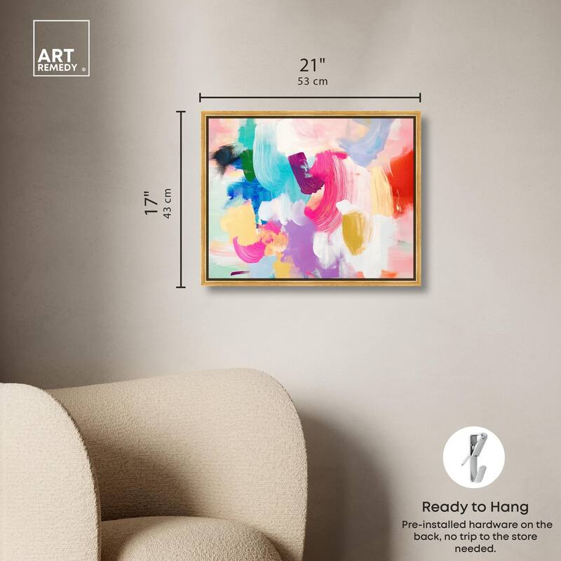 Pigment Play II Canvas by Art Remedy