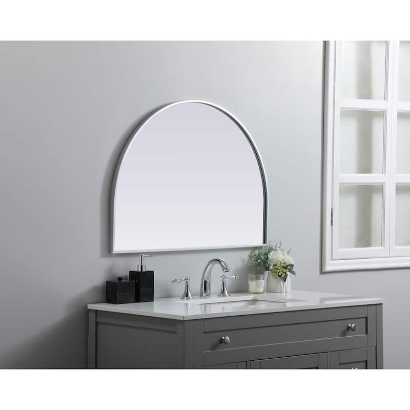 Elegant Lighting MR1A3324 Ayra 33" W x 24" H Modern Arched Bathroom