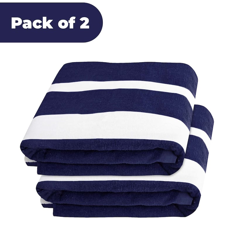 Superior Cabana Cotton Towel/ Chaise Lounge Chair Cover