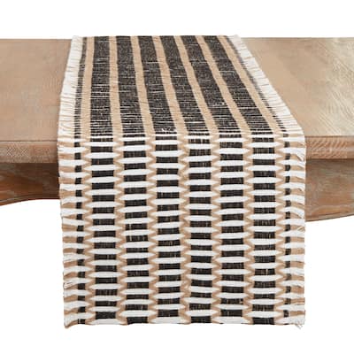 Textured Weave Table Runner - 14"x72"