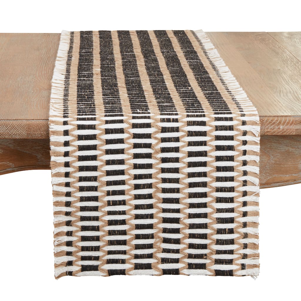 Textured Weave Table Runner - 14"x72"