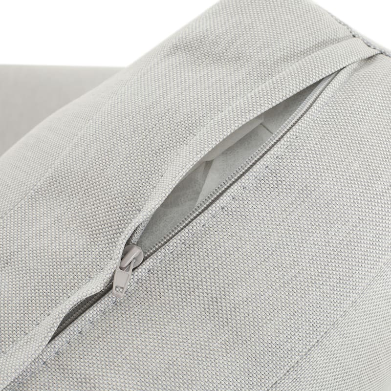 Aluminum Outdoor Patio Armchair with Thick Cushions