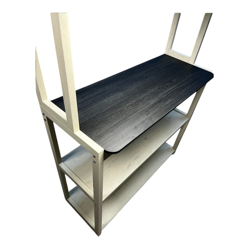 39.37" 5-Tier Bakers Rack for Kitchen with Storage, Coffee Bar, Kitchen Shelves, Microwave Stand