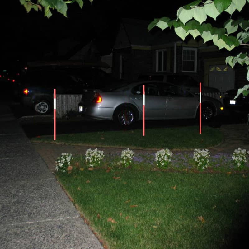 Agfabric Plastic hollow Snow Marker Reflective Driveway Markers Driveway Poles
