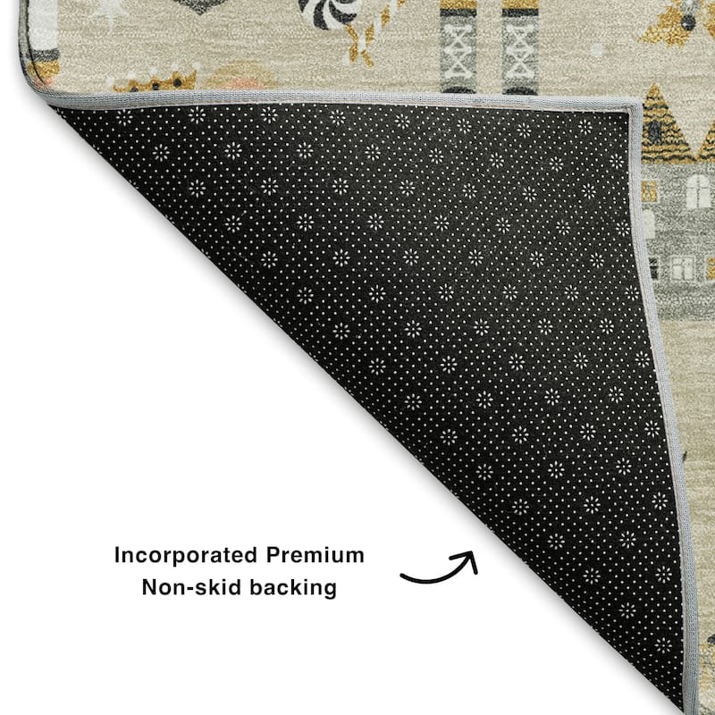 Premium Washable Super Soft Winter Story Mayfield Rug