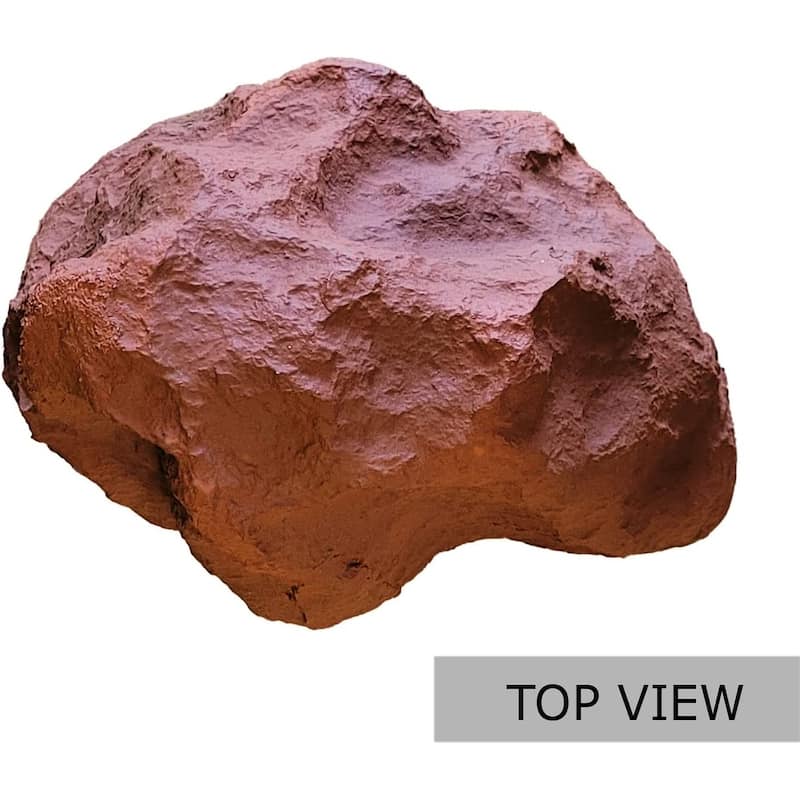 Outdoor Artificial Landscaping Rock Well Pump Cover Fiberglass Boulder